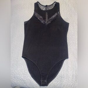 express  black bodysuit size small